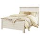 Ashley Willowton 4-Piece Queen Panel Bedroom Set in Whitewash, , large