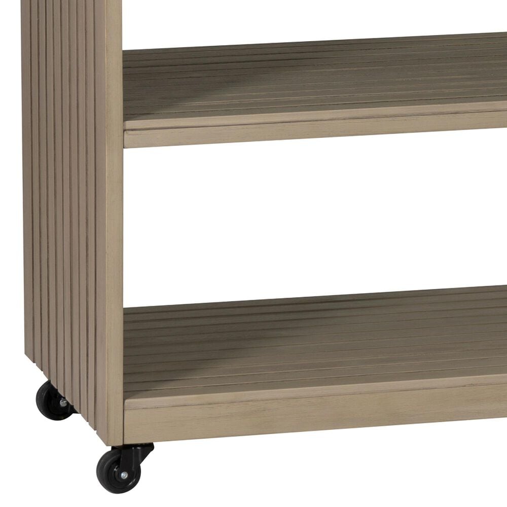 Linden Boulevard Giovanna Kitchen Cart in Grey and Black, , large