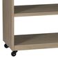 Linden Boulevard Giovanna Kitchen Cart in Grey and Black, , large