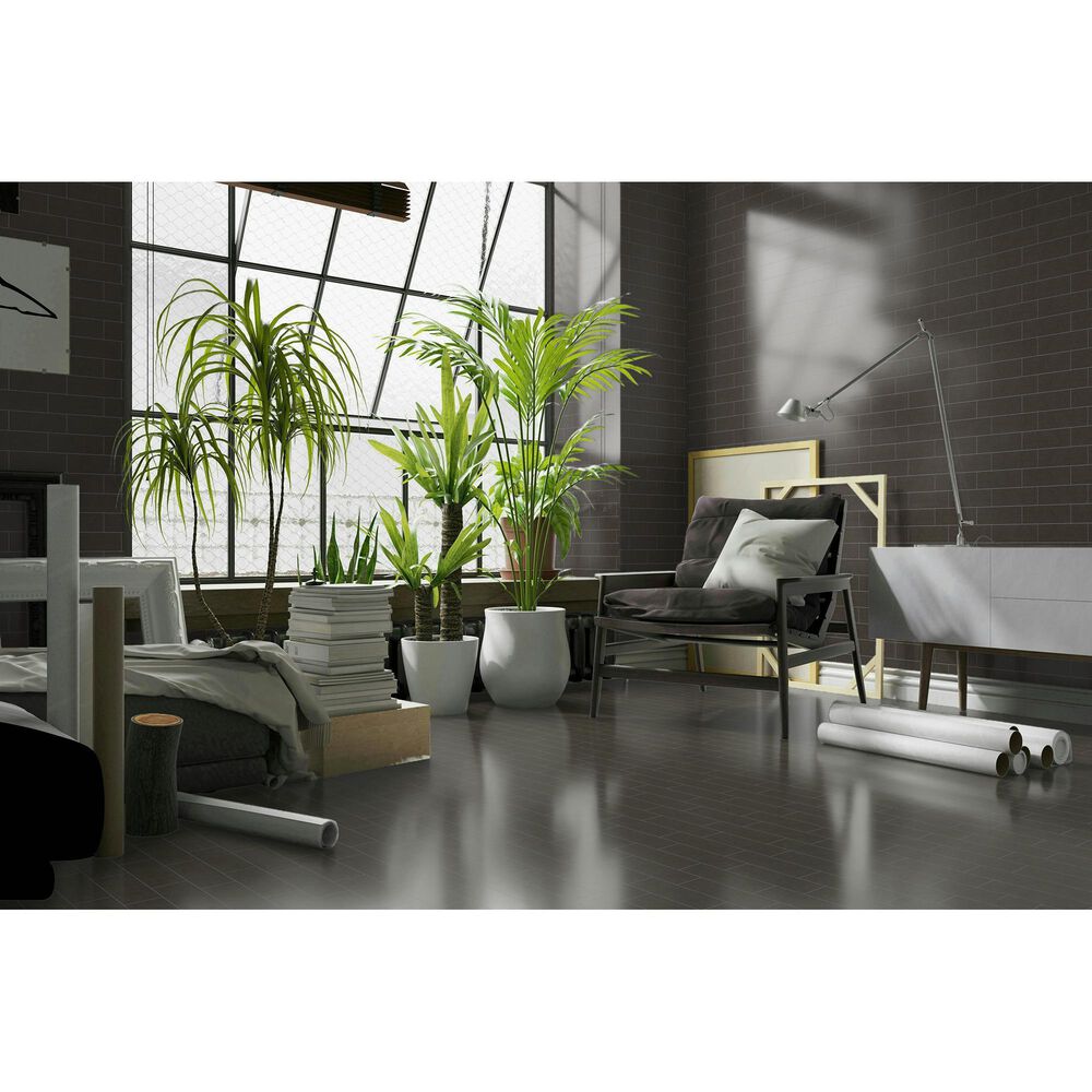 Emser Passion Nero 3&quot; x 8&quot; Glossy Porcelain Tile, , large