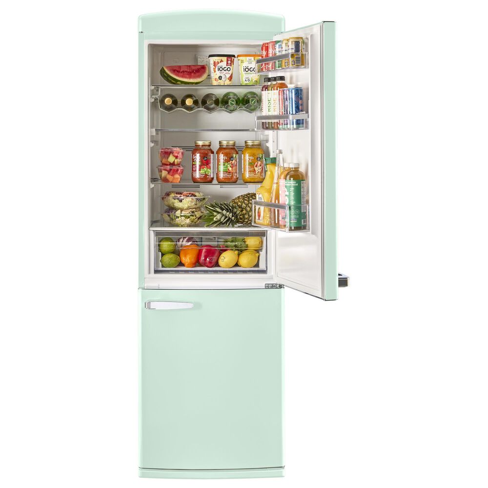 Unique Appliances Classic Retro 12 Cu. Ft. Bottom Freezer Regfrigerator In Summer Mint Green, , large