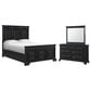 Mayberry Hill Bridgestone 3-Piece Queen Panel Bedroom Set in Black, , large