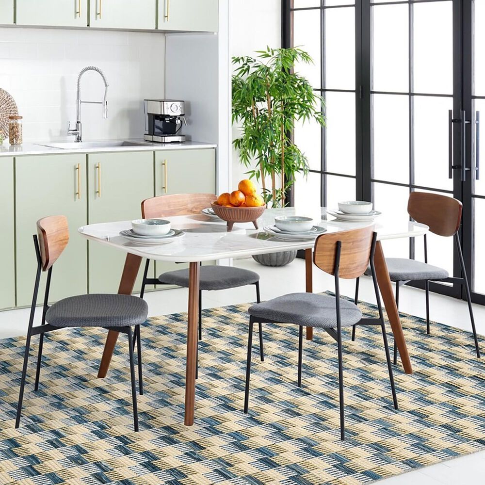 Safavieh Montauk Geometric 9&#39; x 12&#39; Gold and Multicolor Area Rug, , large
