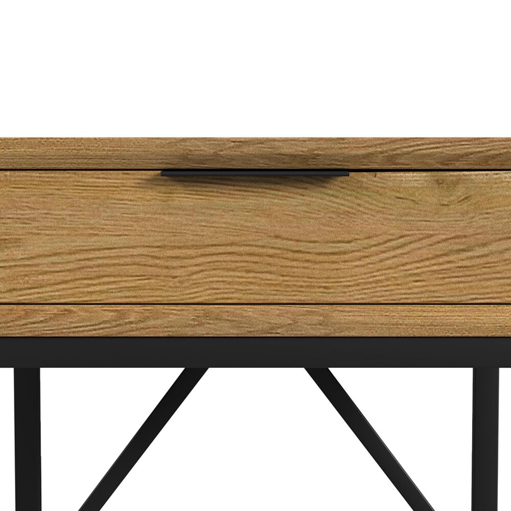 Hawthorne Furniture Newport End Table in Natural Oak, , large
