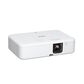 Epson EpiqVision Flex CO-FH02 Full HD 1080p Smart Streaming Portable Projector, 3-Chip 3LCD, Android TV, Bluetooth in White, , large