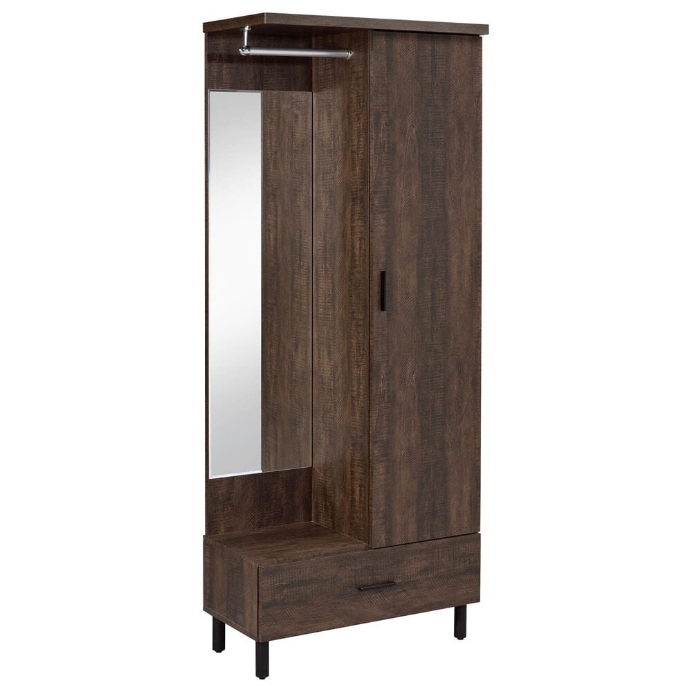 Gunnison Co. Tsula Hall Tree in Rustic Walnut, , large