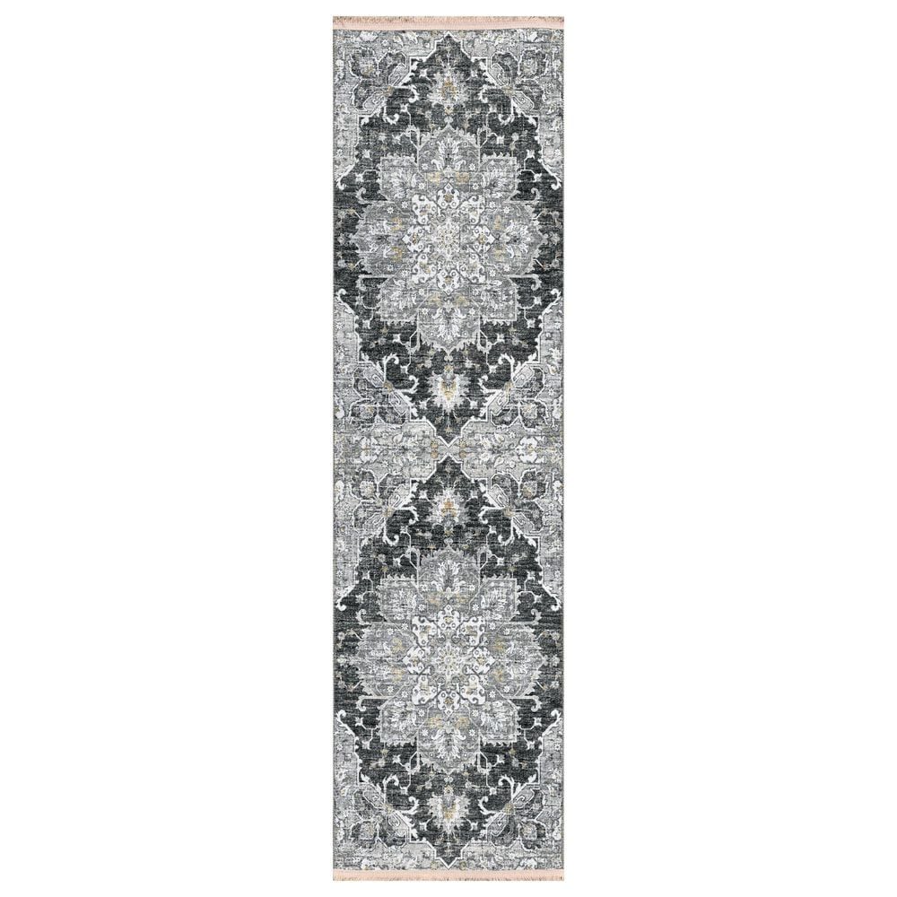 Dalyn Rug Company Marbella Midnight 2"3" x 12" Indoor/Outdoor Runner, , large