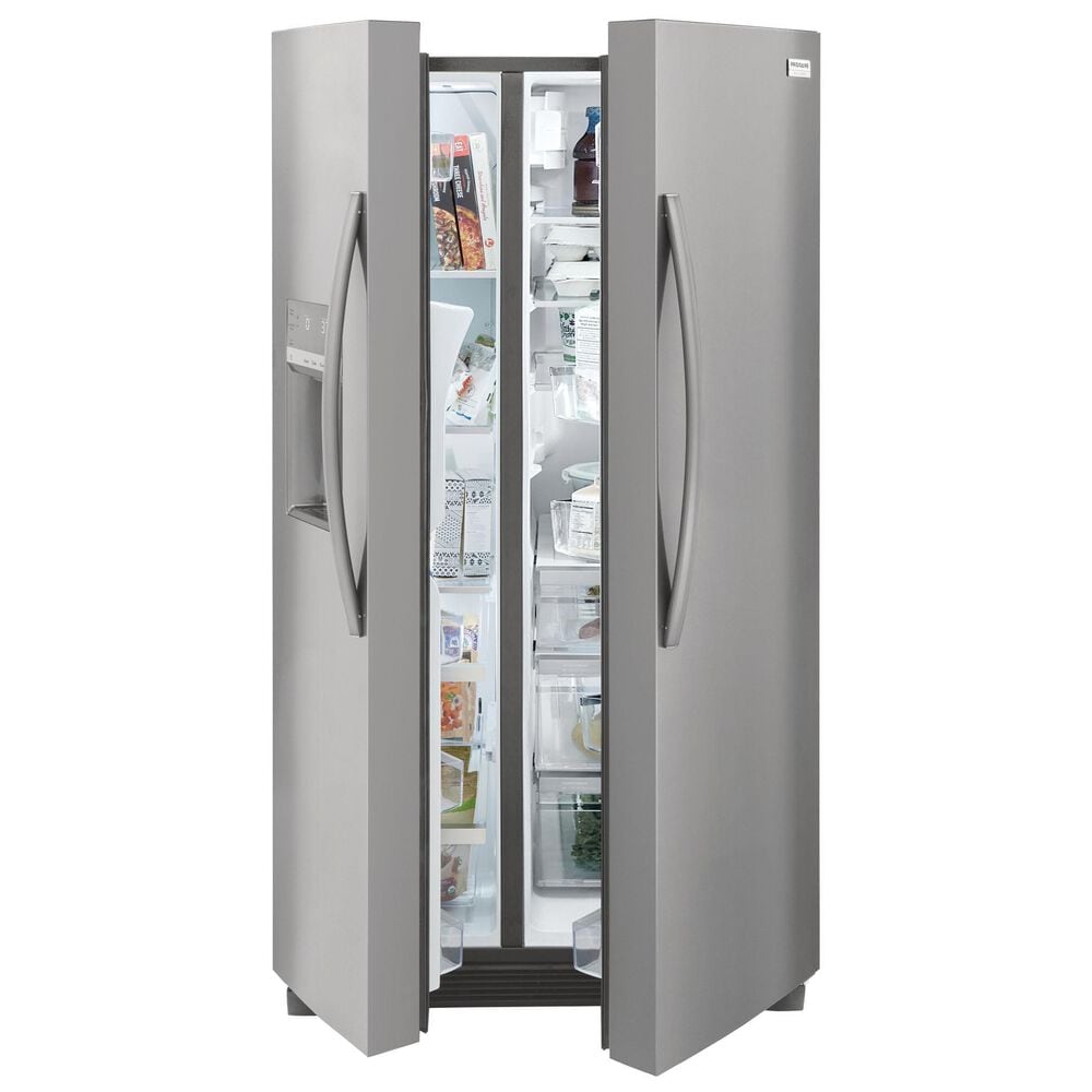 Frigidaire Gallery 25.6 Cu. Ft. 36&quot; Standard Depth Side-by-Side Refrigerator in Stainless Steel, , large