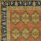 Feizy Rugs Ustad 2" x 3" Rust and Charcoal Area Rug, , large
