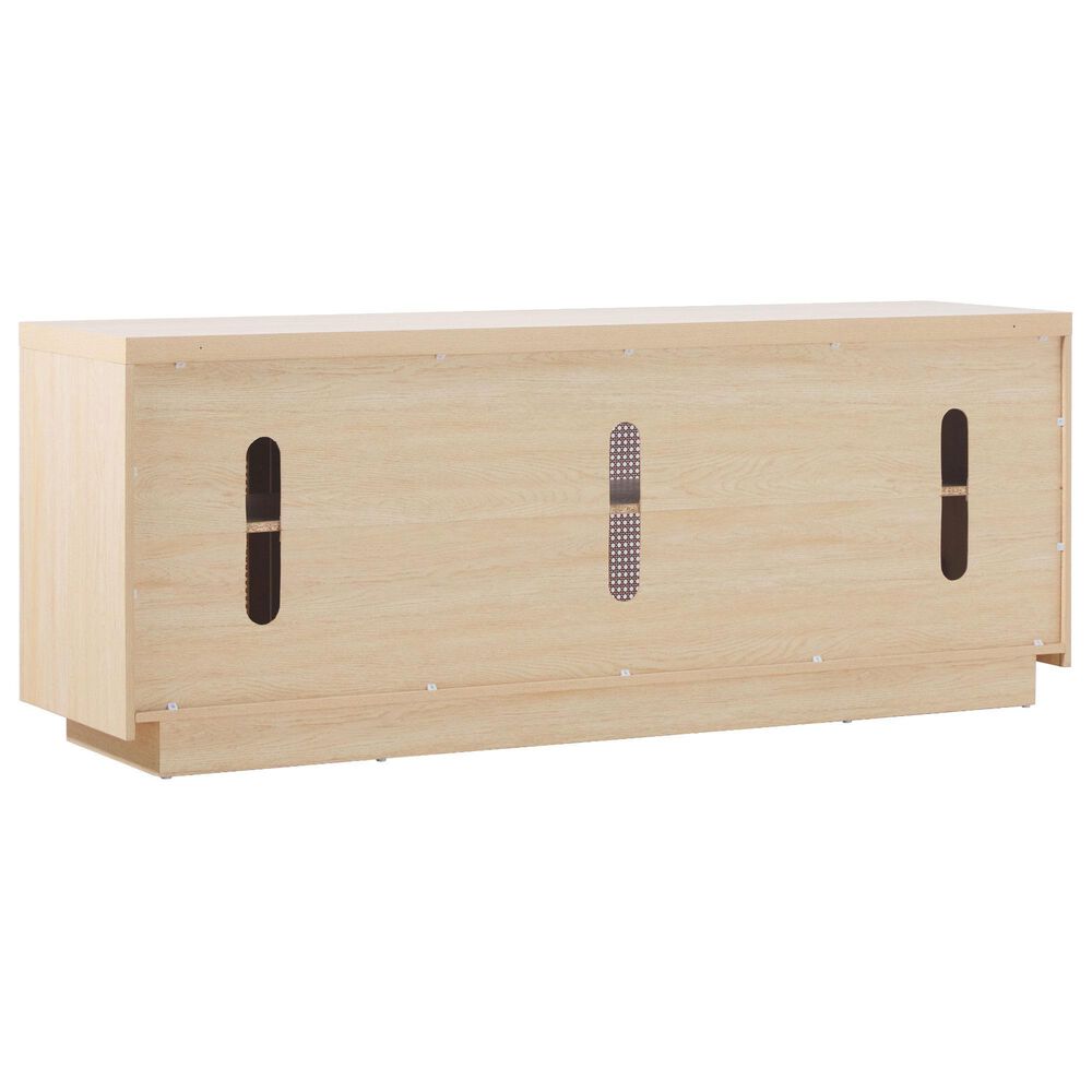 Walker Edison Sasha 70&quot; TV Stand in Coastal Oak, , large
