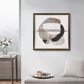 Hampton Park Auric Beam 30" x 30" Abstract Framed Canvas Wall Art in Black, Grey and Gold, , large