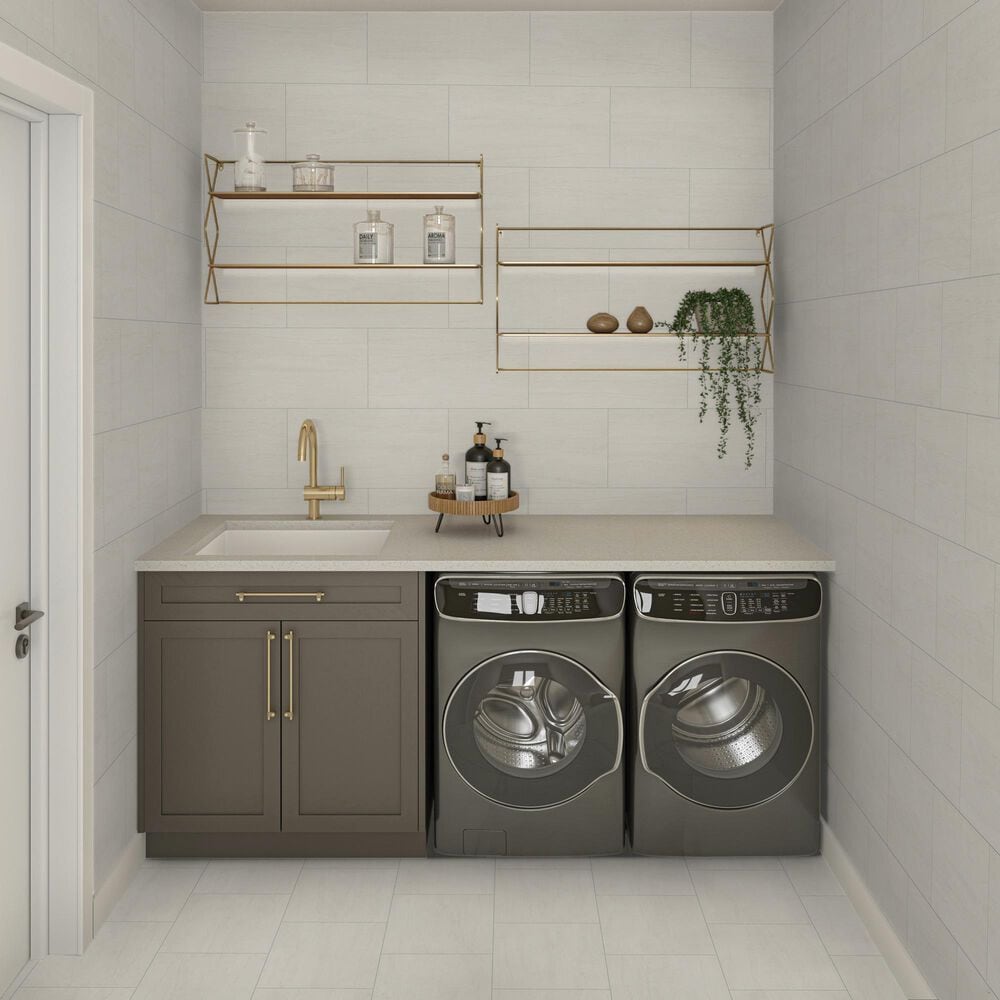 Dal-Tile Haddonstone Peony Rectangle Ridge 12" x 24" Porcelain Tile, , large