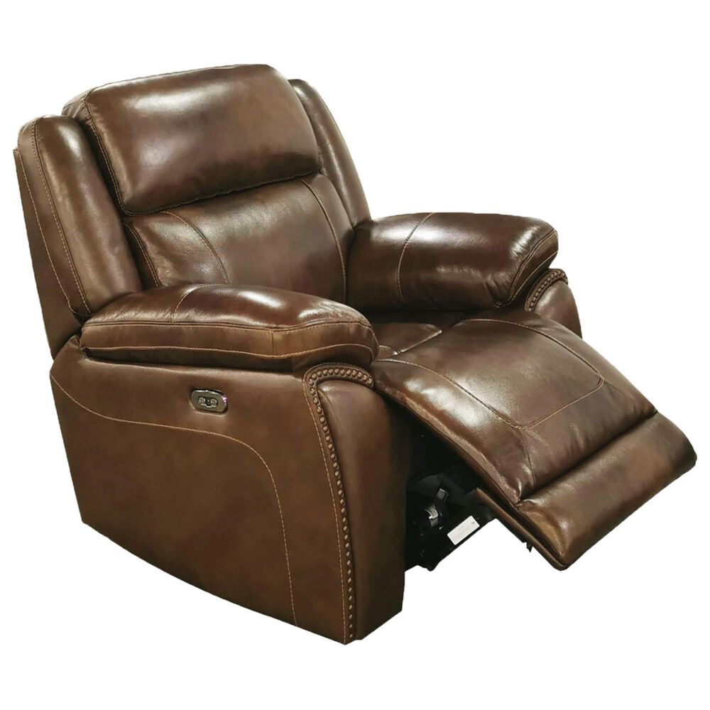 Signature Design by Ashley Trambley Power Recliner with Power Headrest in Walnut, , large