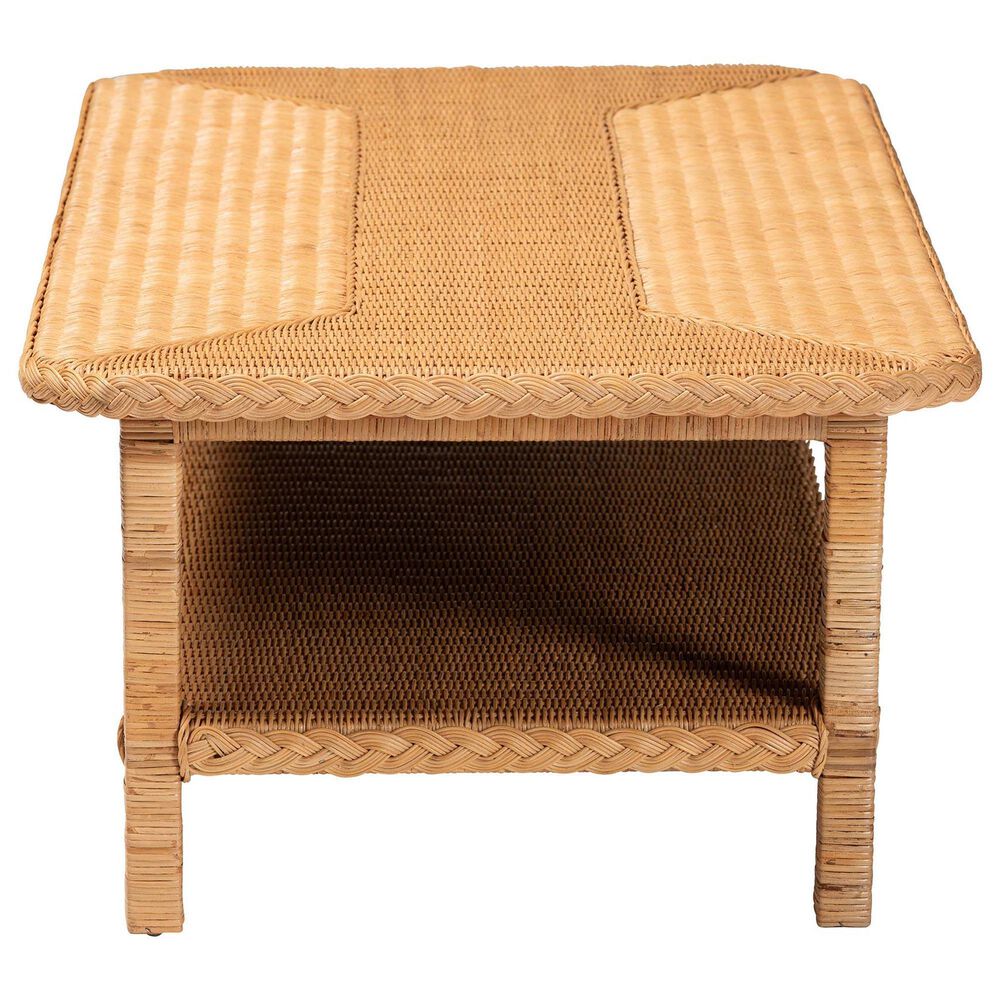 Baxton Studio Minahasa Coffee Table in Light Honey, , large
