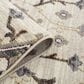 Amer Rugs Jordan 1"10" x 2"11" Ivory and Blue Area Rug, , large