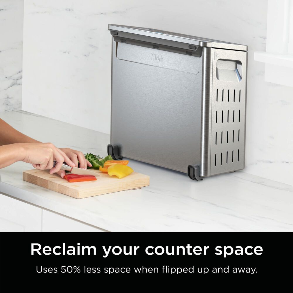 Ninja Flip Toaster Oven and Air Fryer in Stainless Steel and Black, , large