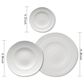LeadingWare 8 7/8" Dinnerware Plate in White Dove, , large