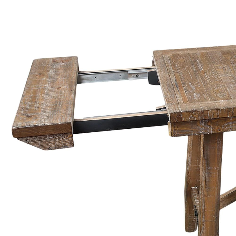 Steve Silver Riverdale 96&quot; Dining Table in Driftwood - Table Only, , large