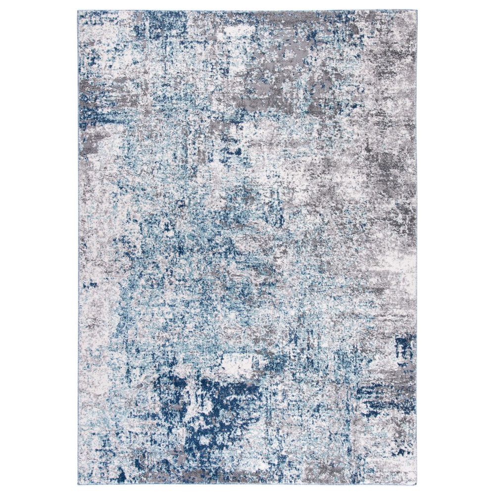 Safavieh Aston 3" x 5" Light Blue and Grey Area Rug, , large