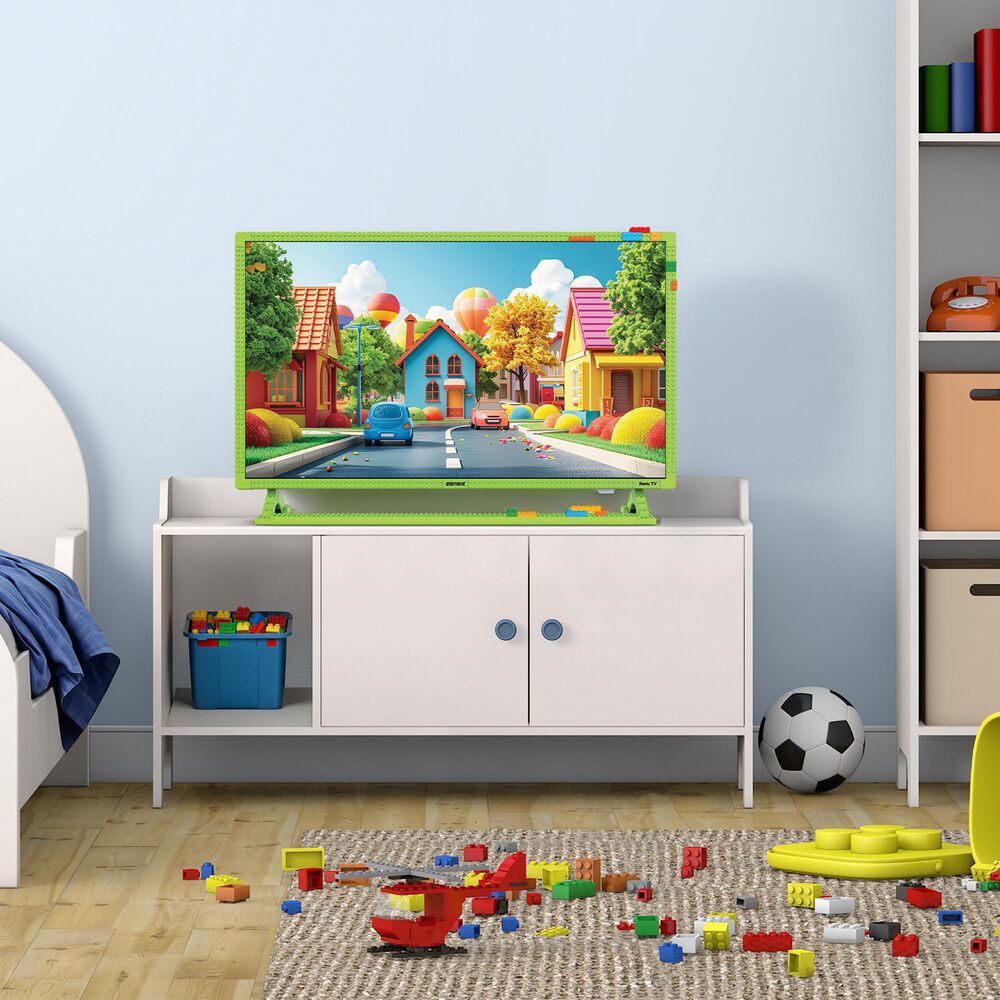 Element 32" Class 1080P FHD Building Block in Green - Smart Roku TV, , large
