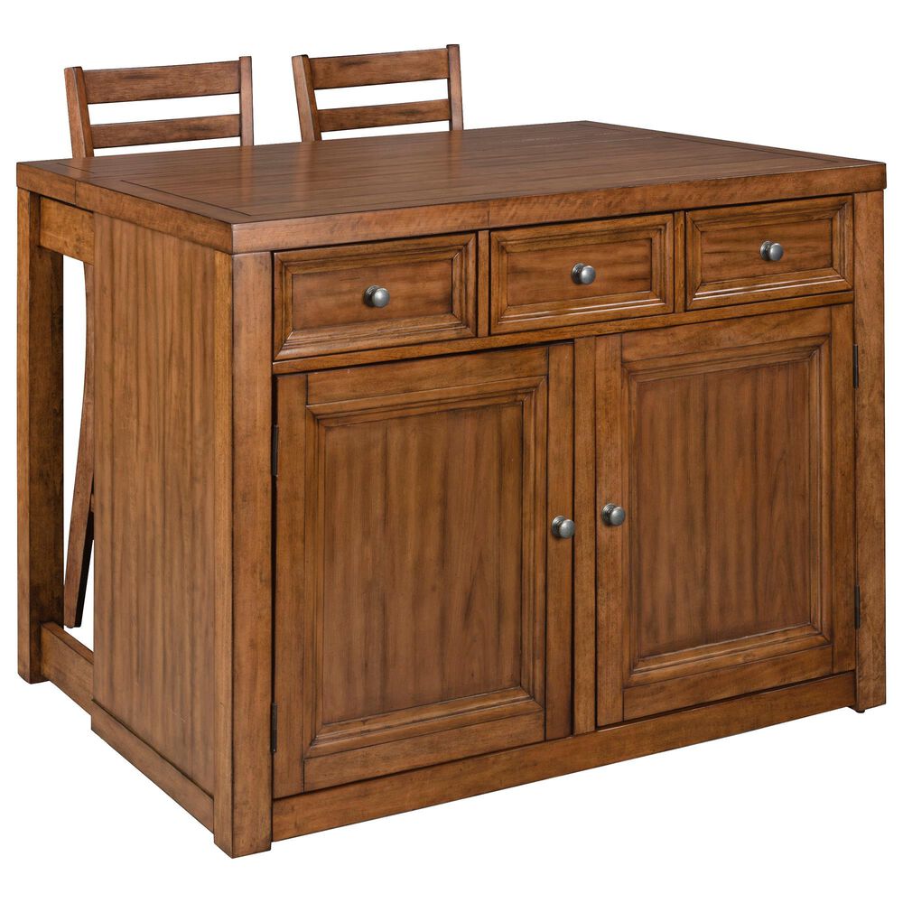 Homestyles Sedona Kitchen Island Set in Toffee, , large