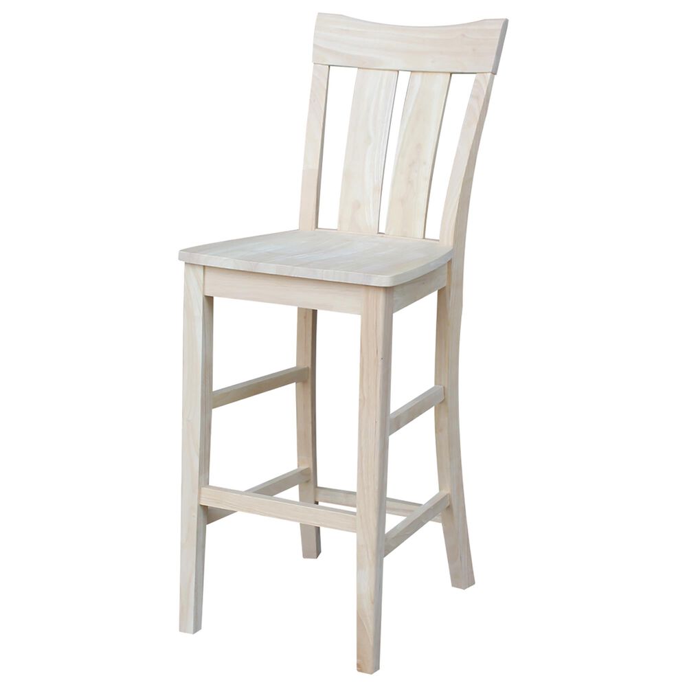 International Concepts Ava 30" Barstool in Unfinished, , large