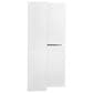 HOMLUX HOMLUX 72" Tall Farmhouse Kitchen Pantry Cabinet with 8 Door Shelves, Curved Design Storage Cabinet with 3 Adjustable Shelves, Hidden Drawer, Versatile Cupboard for Kitchen, Dining & Bathroom, White, , large