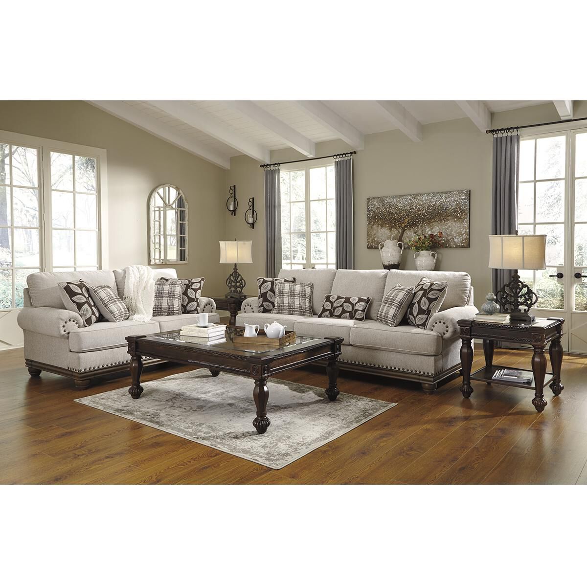 Harleson sofa cheap and loveseat