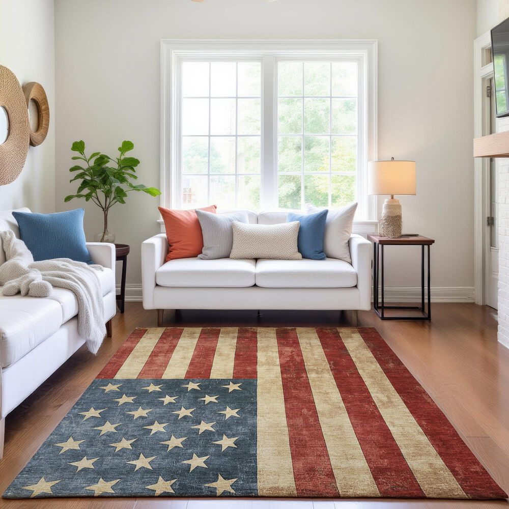 Dalyn Rug Company Americana AM1 Red 3' x 5', , large