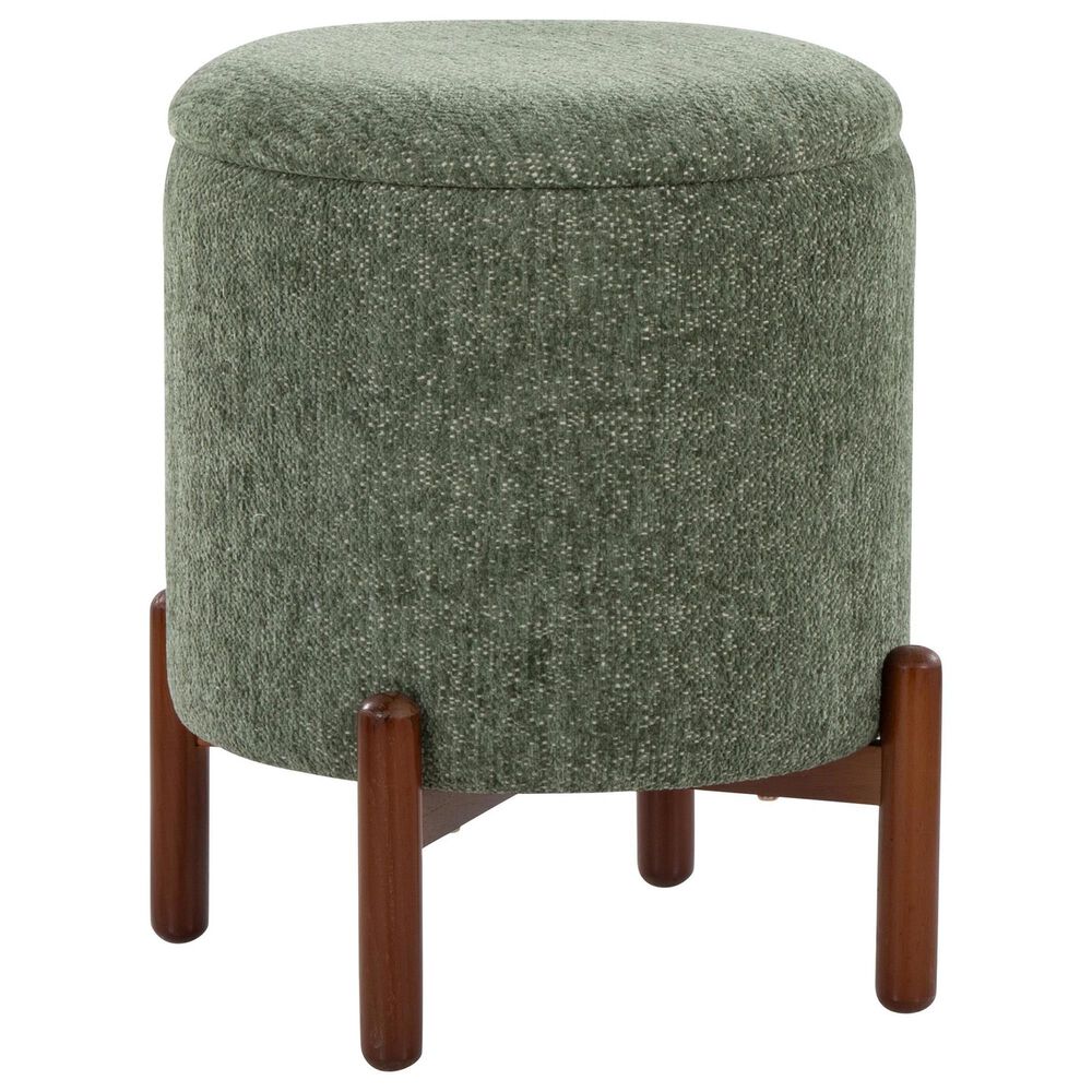 Lumisource Daniella Storage Ottoman in Green, , large