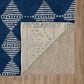 Drew and Jonathan Home Kasbah Dervish 9" x 12" Blue Area Rug, , large