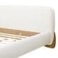 Jennifer Taylor Home Alpine Puffy Modern King Platform Bed in Ivory White, , large