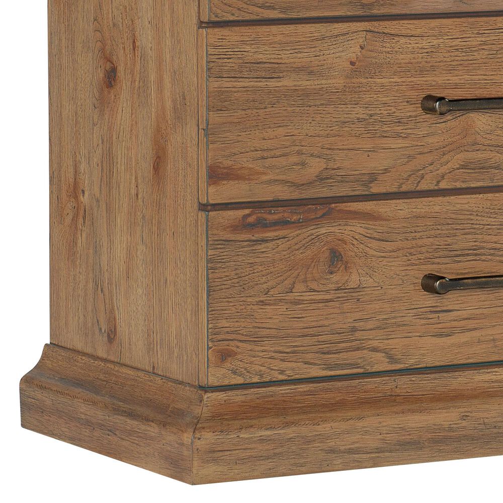 Hooker Furniture Big Sky 34&quot; 3-Drawer Nightstand in Vintage Natural, , large