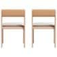 Zuo Modern Island Side Chair in White (Set of 2), , large