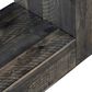 Crestview Collection Aspen 4-Shelf Etagere Bookcase in Stained Brown, , large