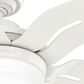 Hunter Correne 56" Ceiling Fan with LED Light in Fresh White, , large