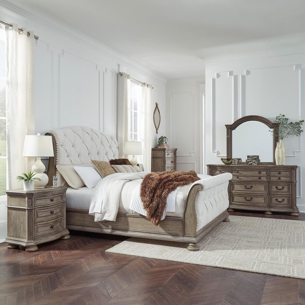 Ashley Ardenfield 3-Drawer Nightstand in Light Brown, , large