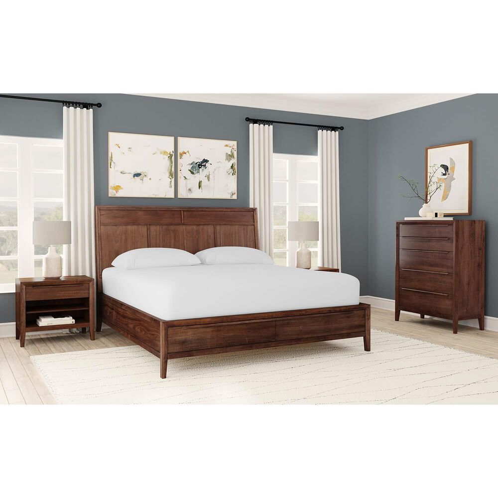 A-America Ralston Queen Storage Bed in Dark Amber, , large