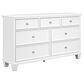 Ashley Fortman Dresser and Mirror in White, , large