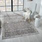 L&R Resources Allure Gray and Ivory 5" x 8" Area Rug, , large