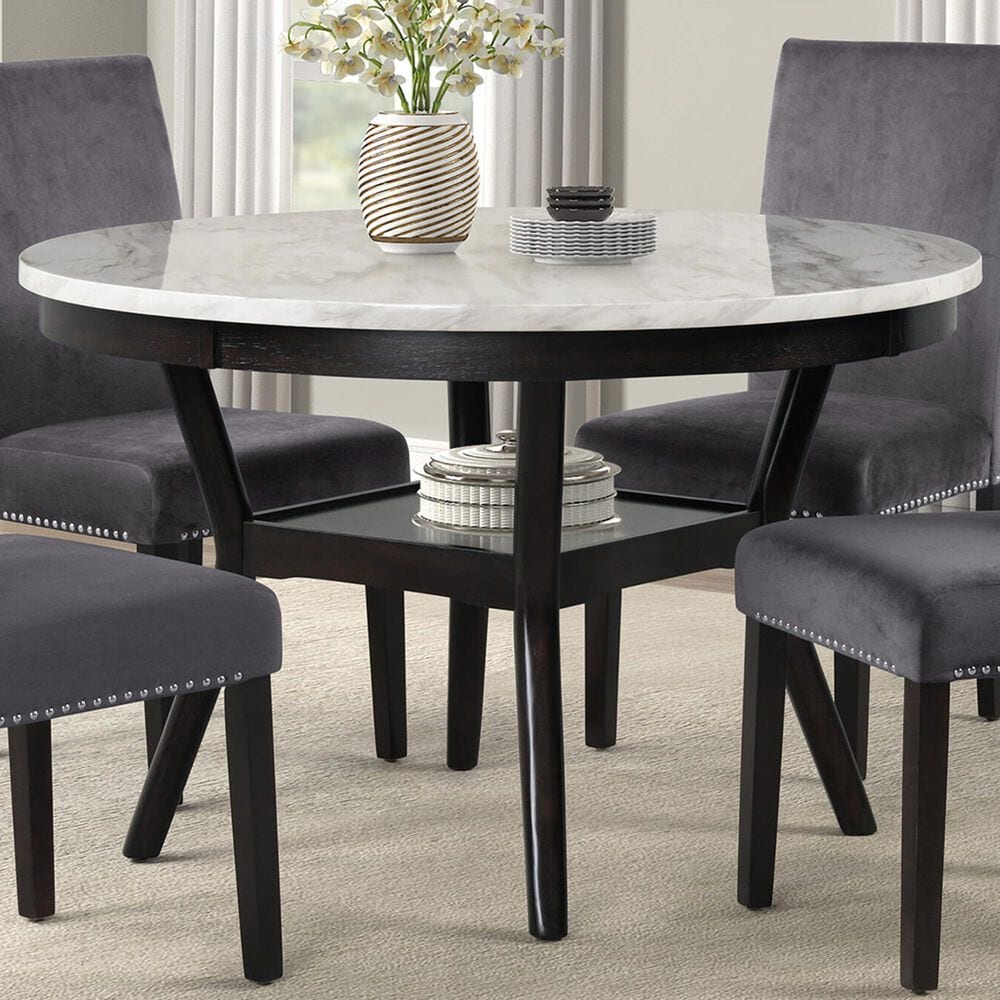 New Heritage Design Celeste Dining Table in Espresso - Table Only, , large