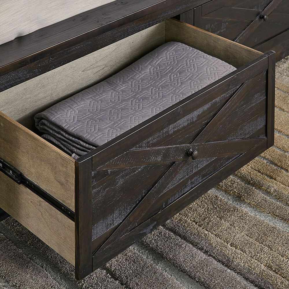 A-America Sun Valley 3-Piece King Bedroom Set in Charcoal, , large