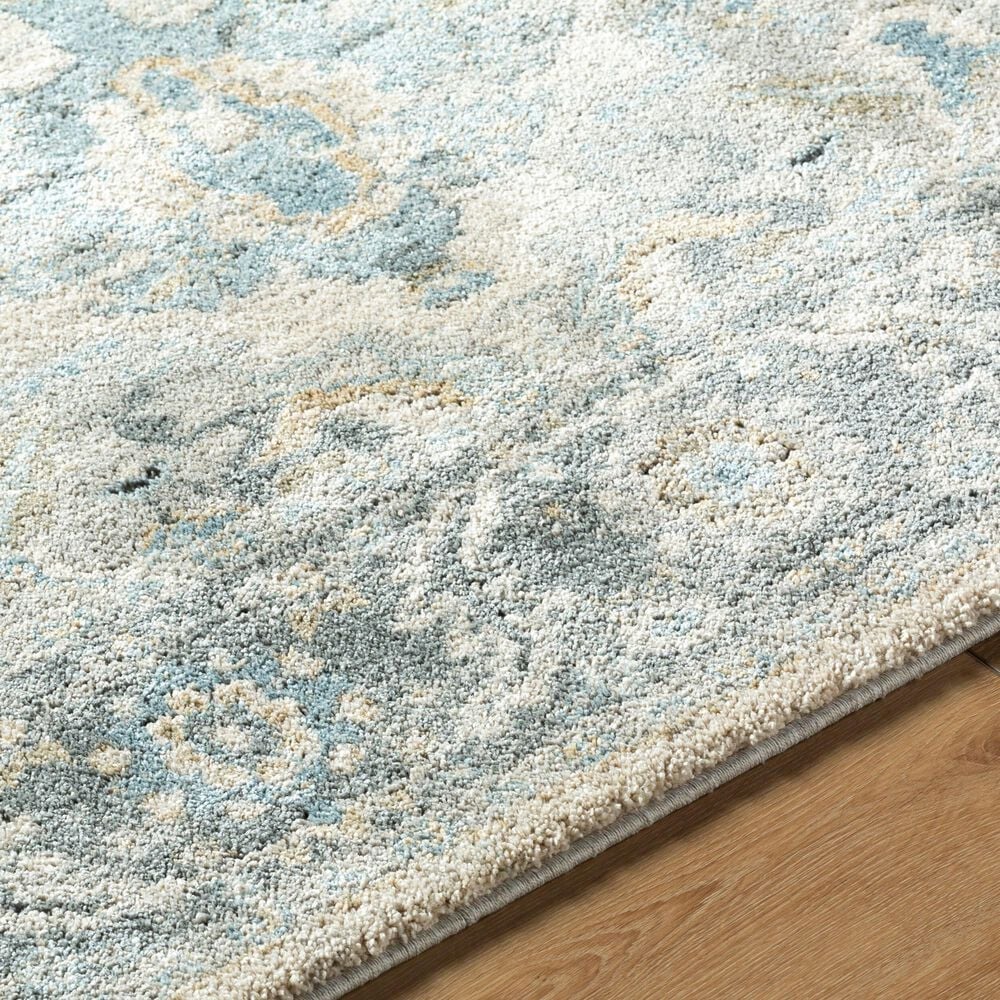 Surya Avellino 12&#39; x 15&#39; Light Beige, Gray, Pale Blue, Deep Teal, Denim, Tan and Light Olive Area Rug, , large