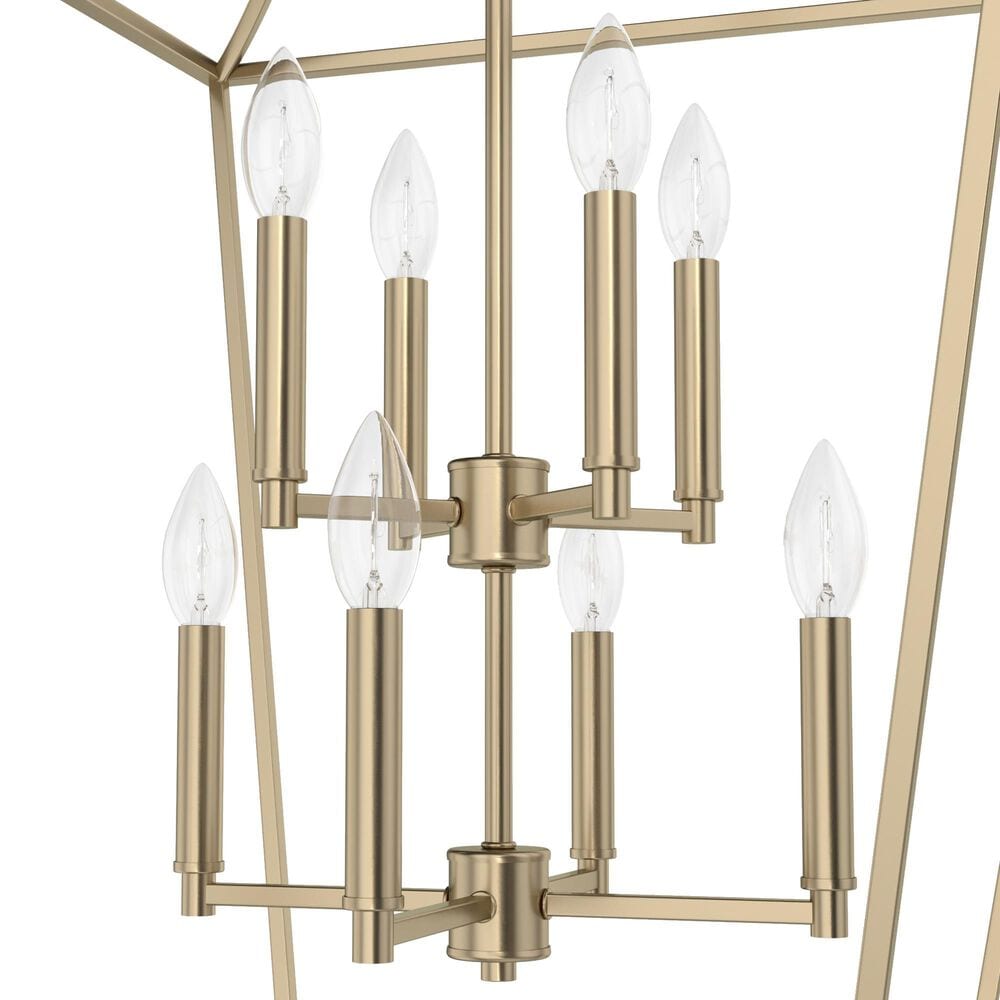 Hunter Laurel Ridge 8-Light Lantern Pendant in Alturas Gold, , large