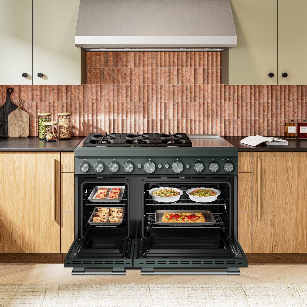 KitchenAid 6.3 Cu. Ft. Commercial-Style Dual Fuel Range in Juniper, , large