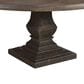 Home Trends & Design Nimes 72" Round Dining Table in Weathered Mango - Table Only, , large