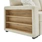 Modern Market Stationary Right Facing Sofa Bed with Bluetooth Speaker in Ivory, , large