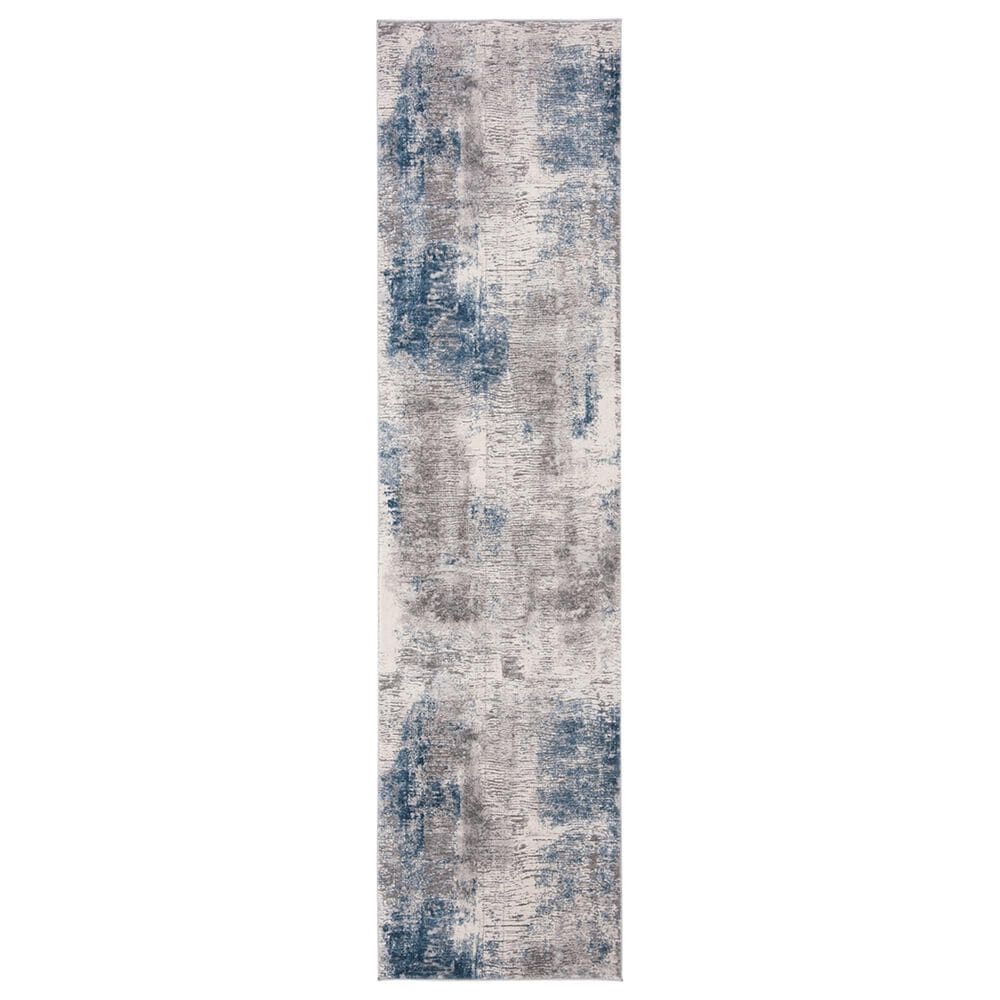 Safavieh Invista  INV411 2" x 8" Grey and Ivory Runner, , large