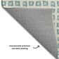 Dalyn Rug Company The Reserve TR4 Teal 2"3" x 7"6" Indoor/Outdoor Runner, , large