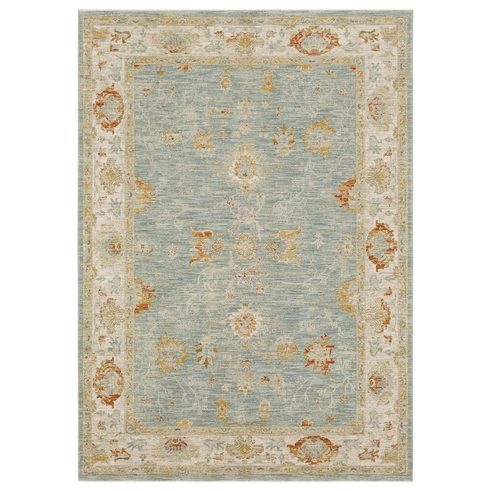 Karastan Adalia 2"7" x 7"3" Blue Runner, , large